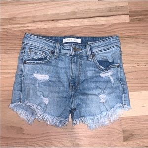denim shorts